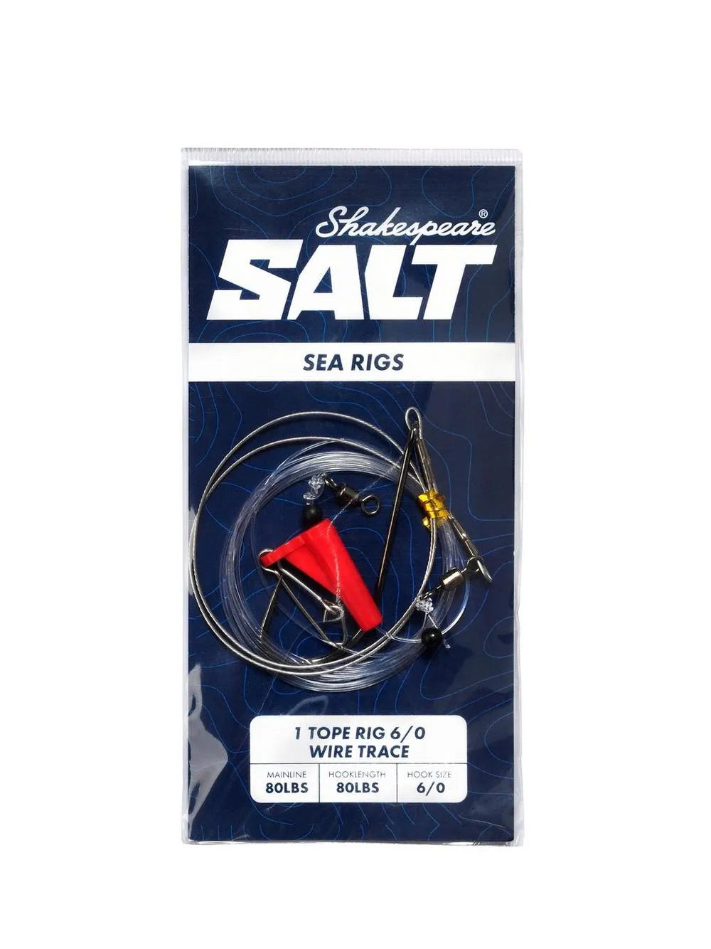 Shakespeare Salt ready tied Tope rig 6/0 Wire Trace