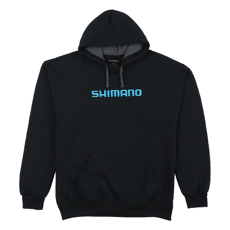 Fishing hoodies for fishing in all types of weather-Shimano Lifestyle Hoodie Black