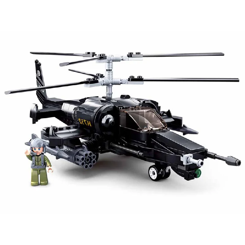 Combat Helicopter M38-B0752 Building Block Set