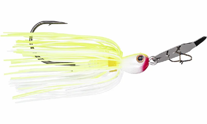 Strike King Thunder Cricket Bladed Jig - 1/2oz - Chartreuse/White