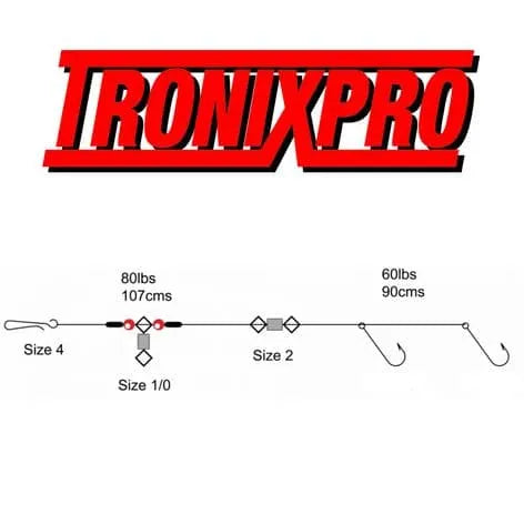 Tronixpro Pulley Pennel 3/0 Rig