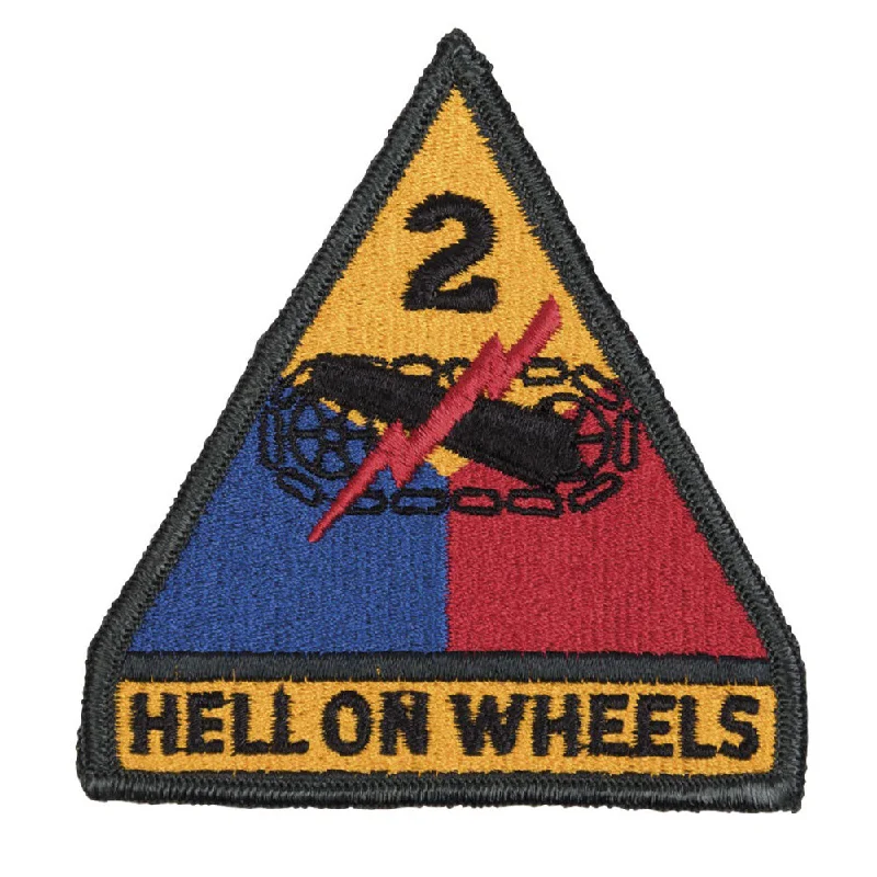 US Textile Insignia 2nd Armo Division Hell on Wheels