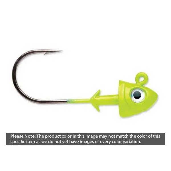 VMC FSJ1 Flat Shad Jig Metallic Chartreuse - FSJ1 Metallic Chartreuse