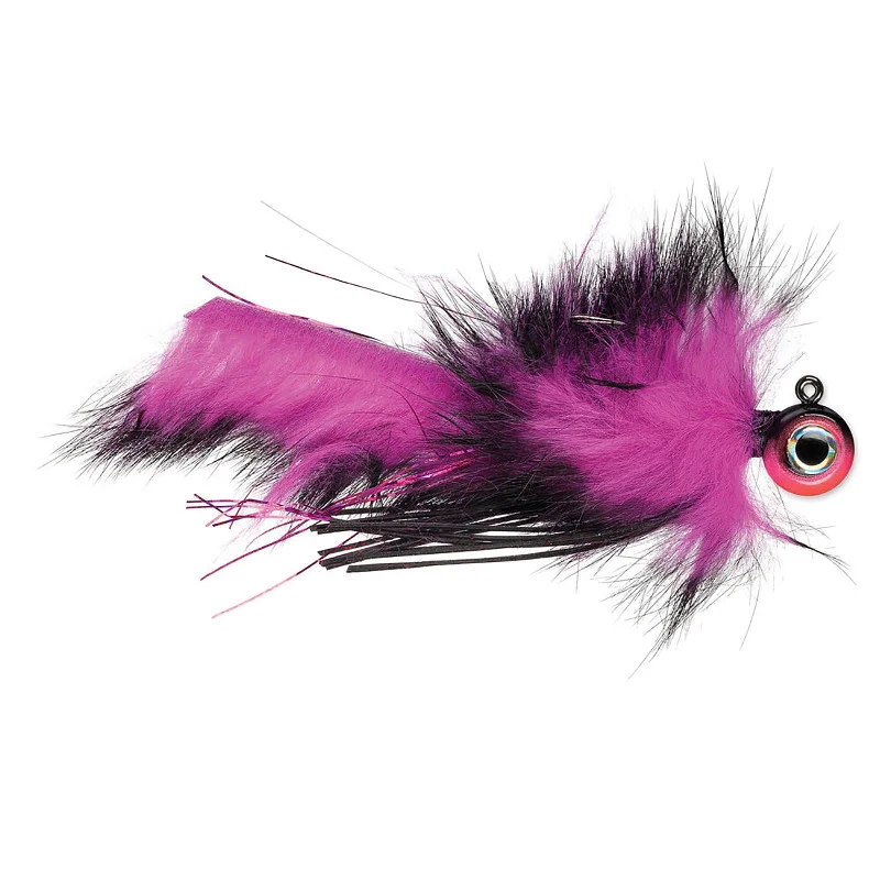 VMC Twitchin' Jig | Glow Showgirl UV; 3/8 Oz.