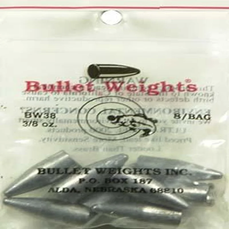 Worm Weight Natural 38Oz Ziplock 8Bg