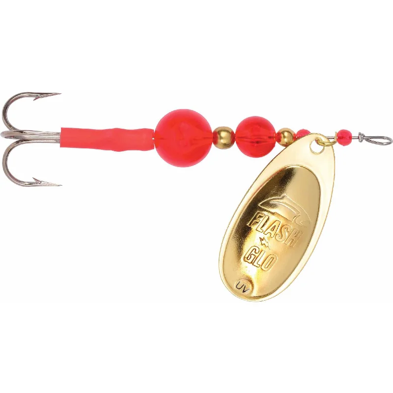 Yakima Bait Flash Glo Casting Spinner, 1/2 Oz, Brass