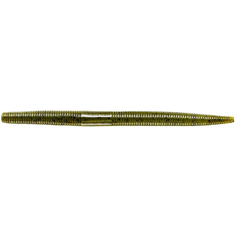 YUM Dinger Soft Bait Bulk Pack, Green Pumpkin