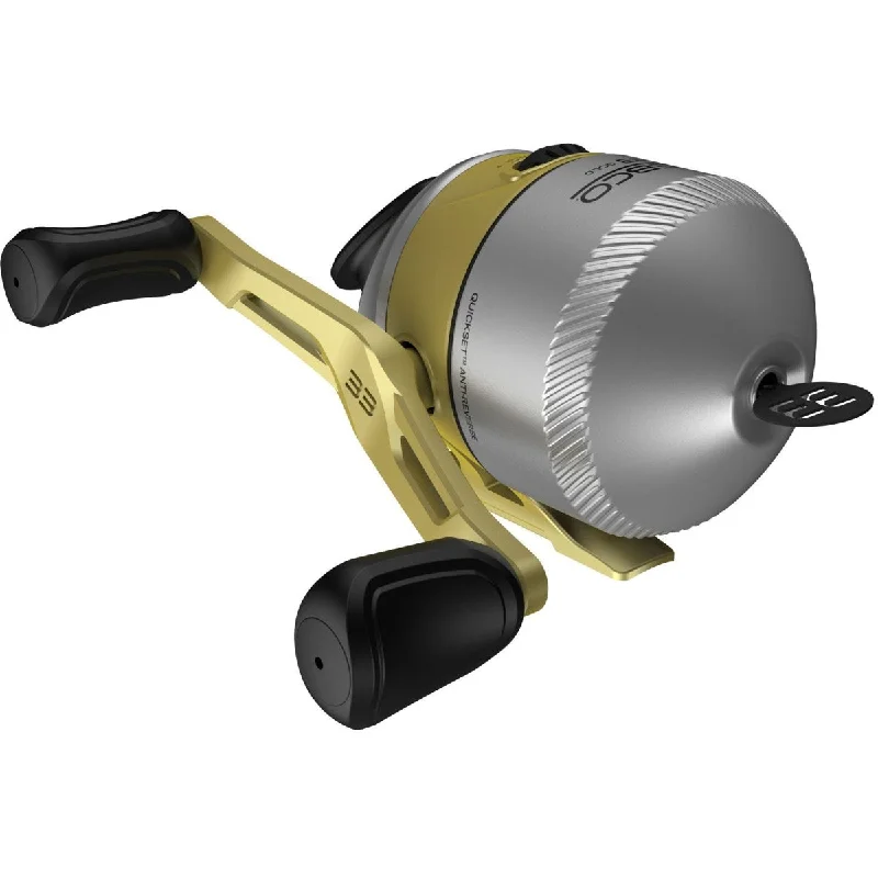 Fishing reels with lightweight drag-Zebco 33N Gold Spincast Reel