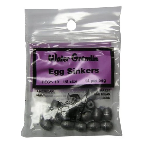 ZZZ Water Gremlin PEG-10 Egg Sinker-1/8 Oz.